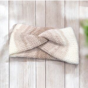 Twisted Head Wrap Coffee Ear Warmers Winter Knit Headband